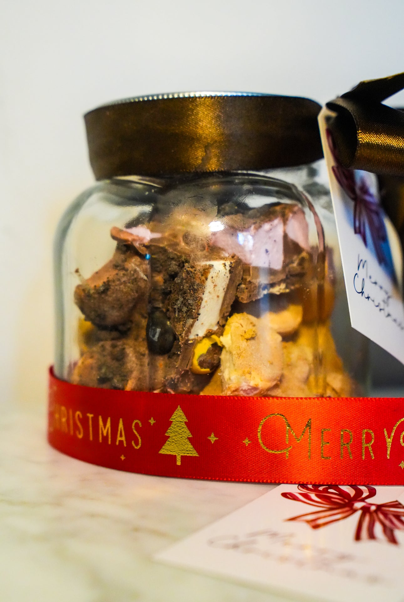 CHRISTMAS ROCKY ROAD JAR