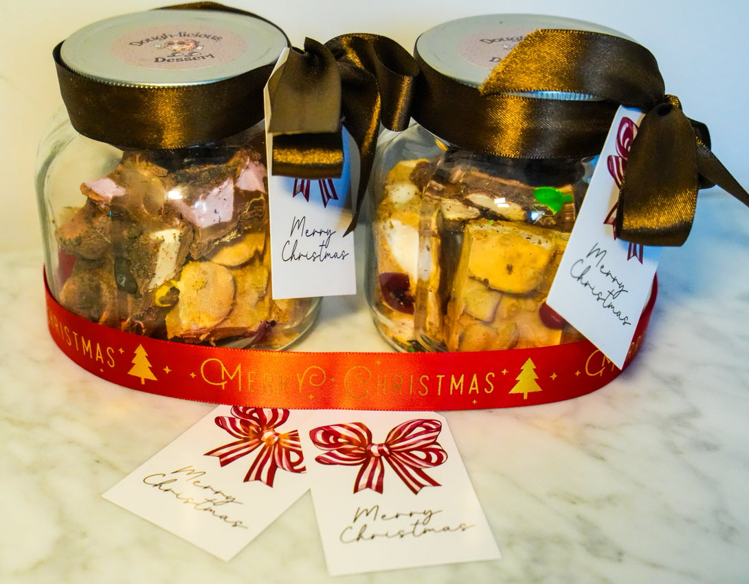 CHRISTMAS ROCKY ROAD JAR